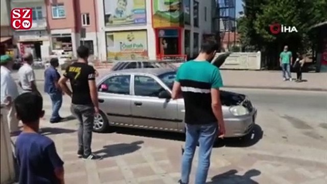 Kediden kaçan yılan ortalığı birbirine kattı