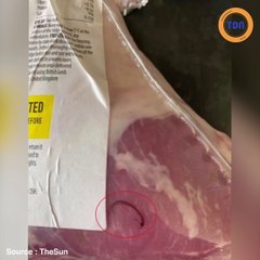 Une cliente achète de la viande et trouve un faux-cil dans l’emballage