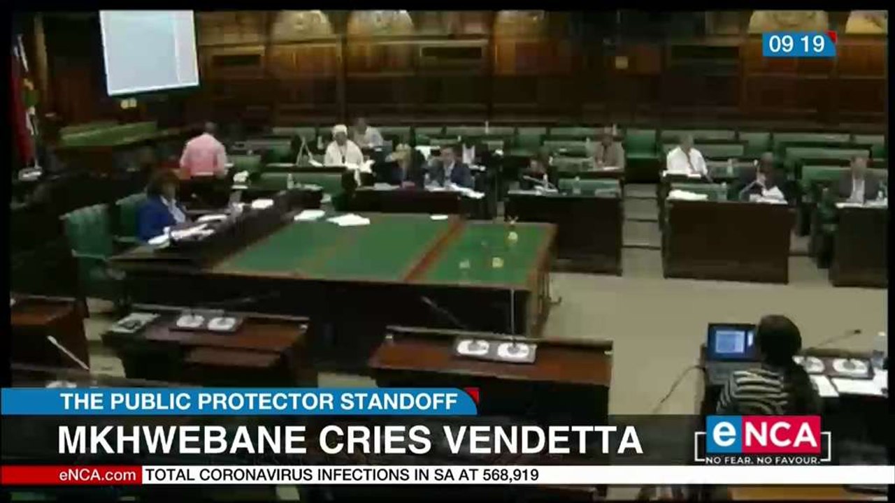 Mkhwebane cries vendetta