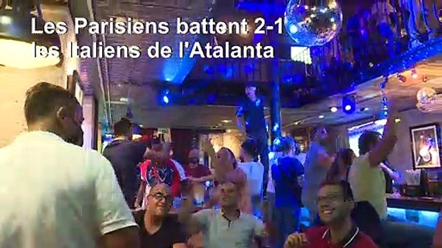 Ligue des champions : les supporters du PSG fêtent leur victoire à Lisbonne