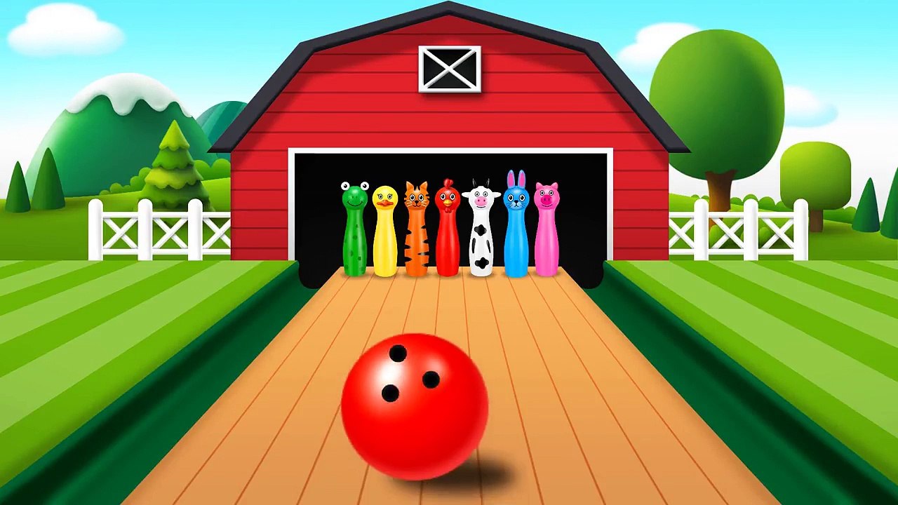 Learn Colors with Colors Bowling Game Learning Colors for Children_2