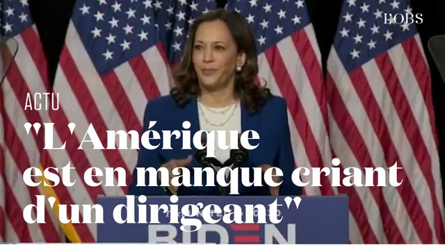 Kamala Harris s'attaque à Donald Trump dès son premier meeting avec Joe Biden