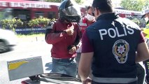 Kask takmayan, ehliyeti olmayan motosiklet sürücülerine ceza