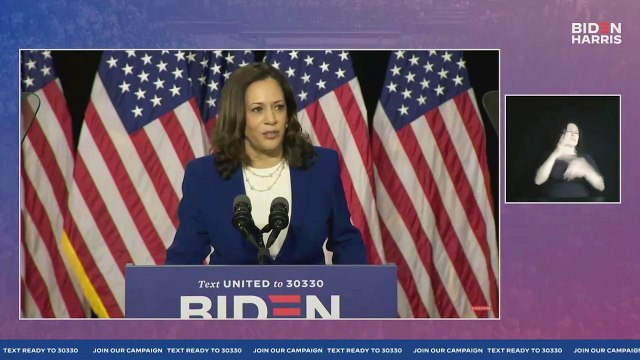 Biden y Harris protagonizan su primer acto como compañeros de fórmula