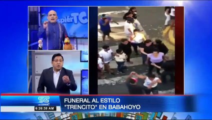 Insólito funeral  fue captado en Babahoyo donde no respetaron medidas de bioseguridad