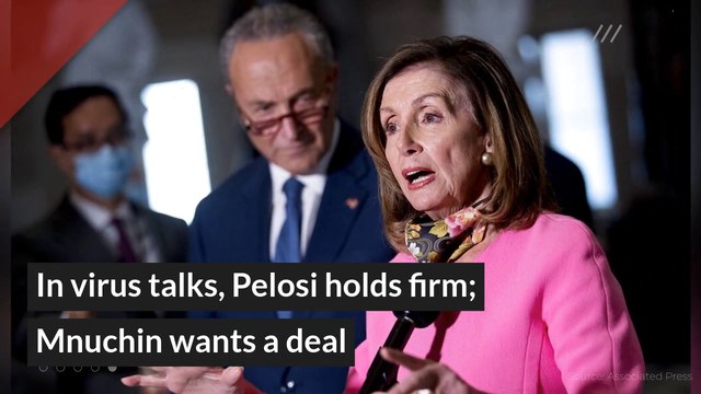 In virus talks, Pelosi holds firm; Mnuchin wants a deal, and other top stories from August 13, 2020.
