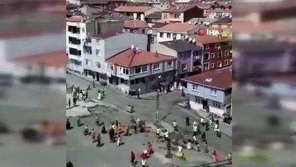 Esenler’de mahalle kavgasında ortalık savaş alanına döndü
