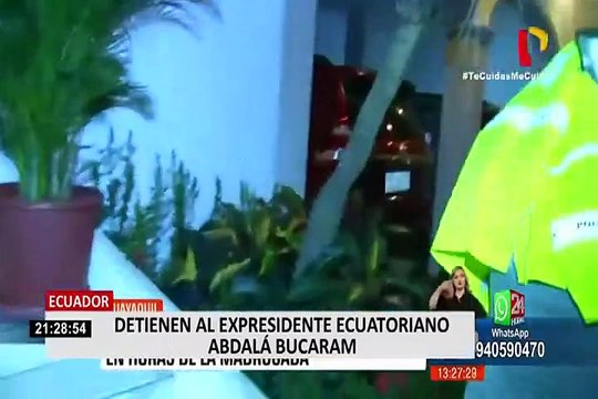 Ecuador: detienen al expresidente Abdalá Bucaram por presunta delincuencia organizada
