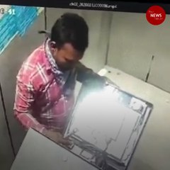 ATM thief leaves disappointed after a failed attempt to loot money