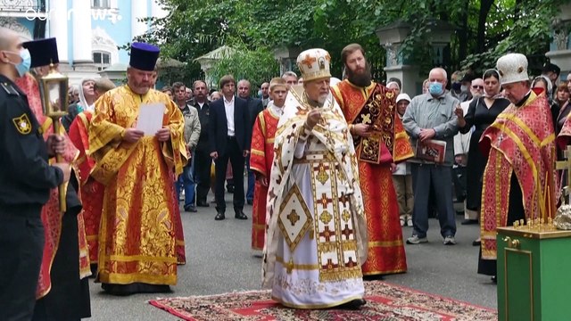 شاهد: روسيا تحيي الذكرى الـ20 لكارثة الغواصة النووية كورسك