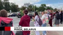 Belarusian women call for an end to police violence