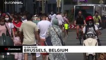 اجباری شدن ماسک در مکان‌های عمومی شهر بروکسل در بلژیک