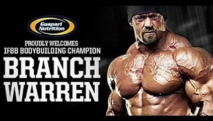 Branch Warren signs with Gaspari Nutrition 2014
