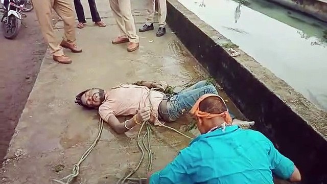लखनऊ शारदा नहर में मिला अज्ञात व्यक्ति का शव