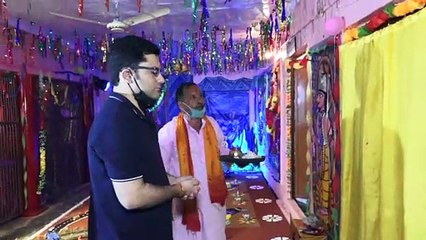 जन्माष्टमी के कार्यक्रम में शामिल होने पहुंचे एसएसपी