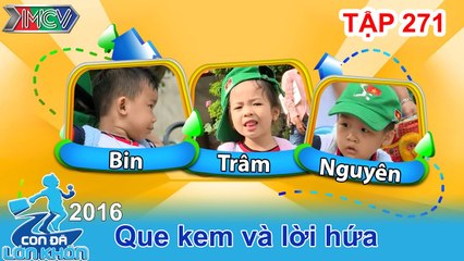Hài hước với 3 cầu thủ nhí và cái quần bị đứt thun | CON ĐÃ LỚN KHÔN | Tập 271 | 08/10/2016