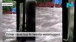 Drainage water enters DTC bus, racing driver risks passengers’ lives