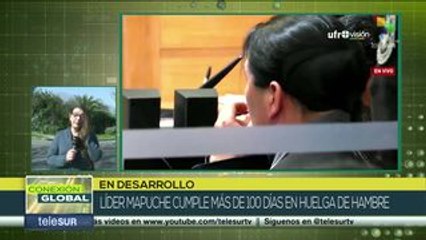 Chile: machi Celestino Córdoba cumple 100 días en huelga de hambre
