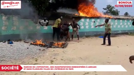 Société : Des manifestations contre la candidature de Ouattara tournent aux affrontements
