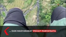 Asiknya Terbang Paralayang di Bukit Pamoyanan Sukabumi.