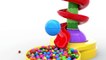 Learn Colors and Shapes with Marble Maze Run and Surprise Color Balls