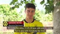 Dortmund youngster Reyna enjoying playing alongside star duo