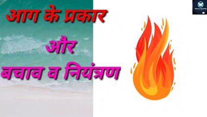 Fire And its Types।How to Control it. And prevent from it।What is Safety rules,आग लगने के कारण और इसके प्रकार ॥इससे कैसे बचे