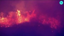 Lake Hughes Fire- Firefighters Battle Blaze in Southern California