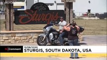 Motorbike enthusiasts gather in South Dakota despite COVID-19 spike