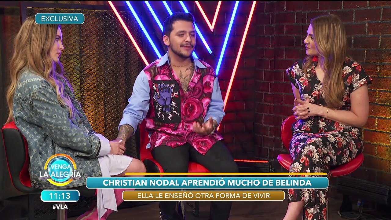 ¡Belinda y Nodal nos cuentan EN EXCLUSIVA cómo se hicieron novios! | Venga La Alegría