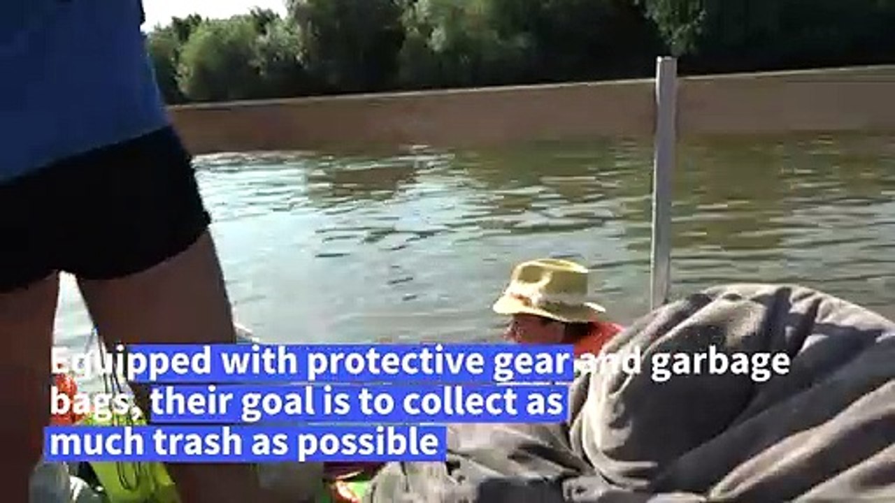 Rowing while dredging waste: Hungarian race in green mode