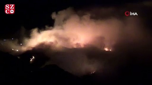 Manisa’da çöp depolama alanında yangın