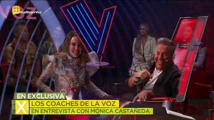 ¡Mónica Castañeda descubrió la gran química que existe entre los coaches de La Voz! | Ventaneando