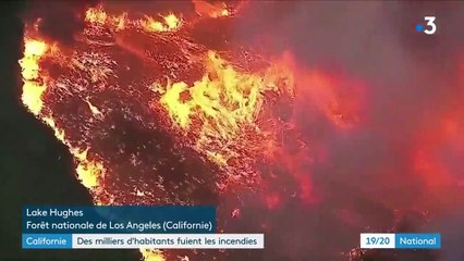 VIDÉO. Etats-Unis : un gigantesque incendie fait rage au nord de Los Angeles