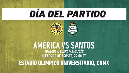 América y Santos, una rivalidad muy pareja. Liga MX