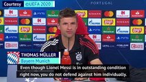 Müller rallies Bayern to unite against 'quality' Messi