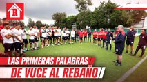 ¿De qué habló Vucetich con los jugadores en su primer día?