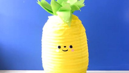 Craftypedia: Make Yourself A Cute Pineapple Lantern