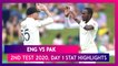 ENG vs PAK Stat Highlights, 2nd Test 2020, Day 1: England Bowlers Put Up Good Show
