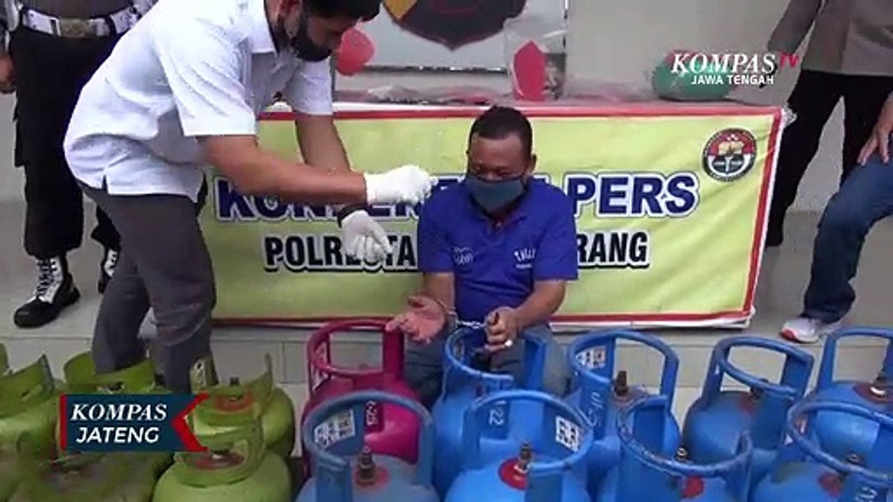 Pengoplos Elpiji di Semarang Diamankan Polisi