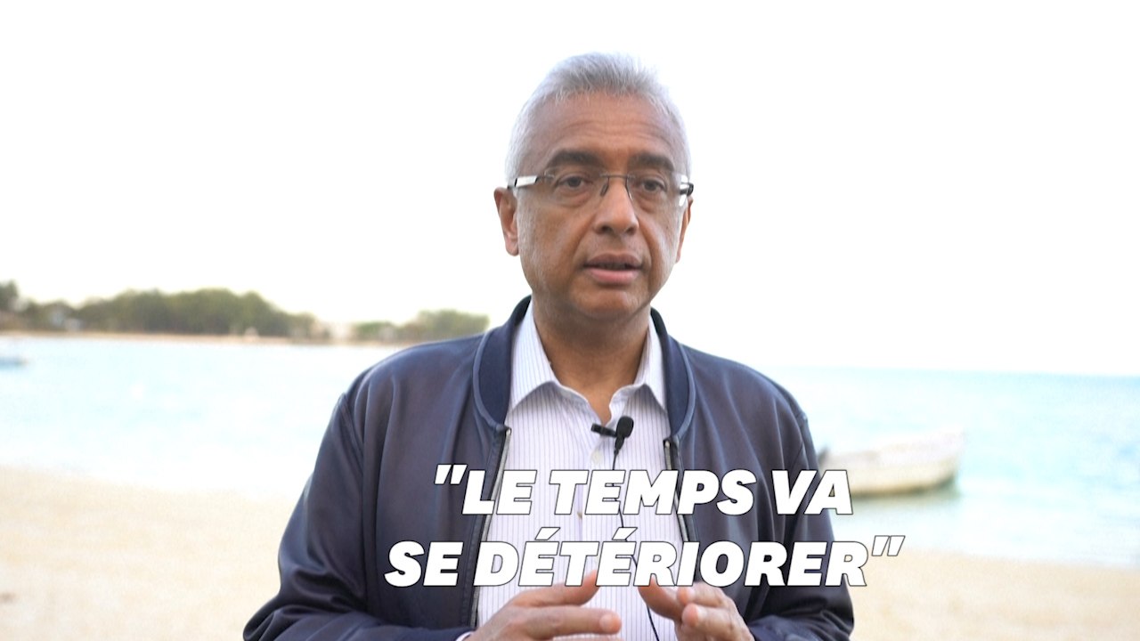 Marée noire à l'île Maurice: le Premier ministre "s'attend au pire" pour le vraquier