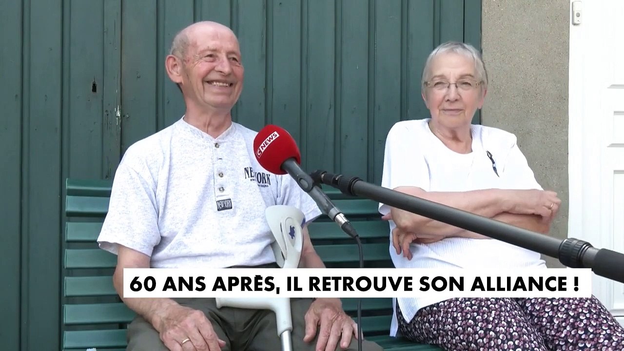 La belle histoire du jour : Emile a retrouvé l'alliance qu'il avait perdu 60 ans plus tôt, quelques jours seulement après son mariage