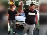 Alibeyköy'de trafikte kadına saldırı