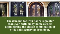 Order High Quality Wrought Iron Doors