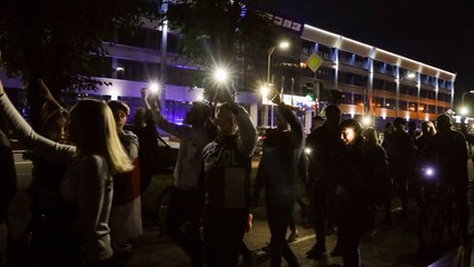 Belarusta gece boyunca gerilim devam etti