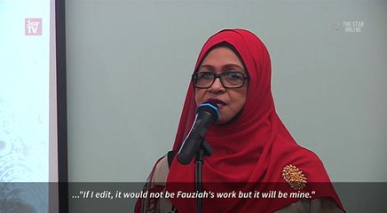 Usman Awang's work touches many