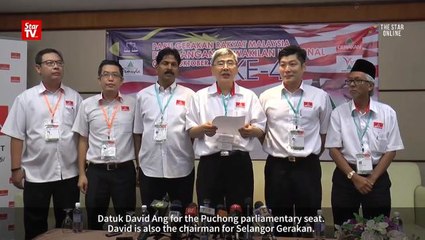 Gerakan's strategy in announcing Selangor GE14 candidates