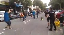Six arrested following street brawl in Kepong