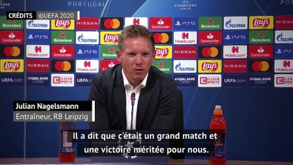 Quarts - Nagelsmann sur Simeone : "Sa personnalité est géniale"