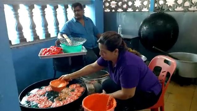 Traders enjoy brisk business selling 'kacang putih'